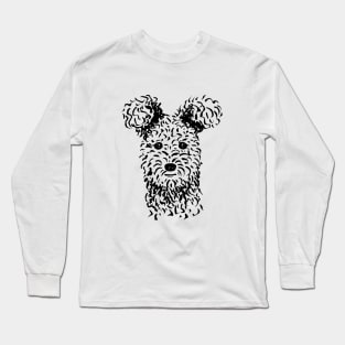 Pumi (Black and White) Long Sleeve T-Shirt